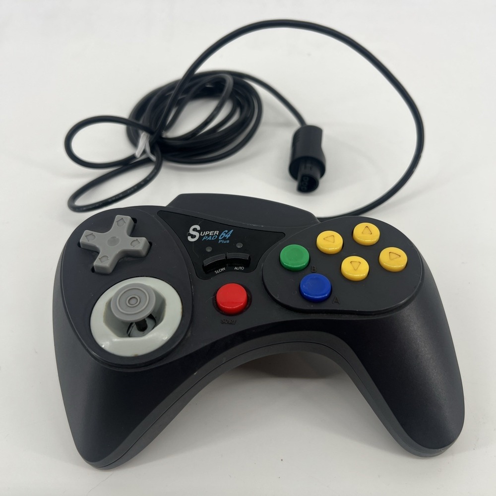 Interact Superpad 64 Plus Wired Controller For Nintendo 64 N64
